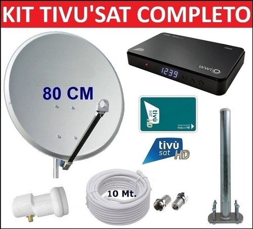Kit parabola satellitare cm - kit, 80