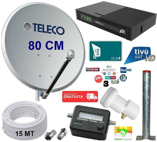 Kit parabola satellitare cm - satellitare,