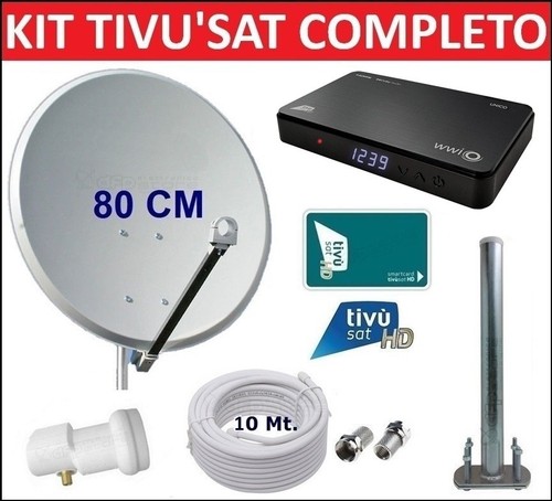 Kit parabola satellitare cm - parabola,